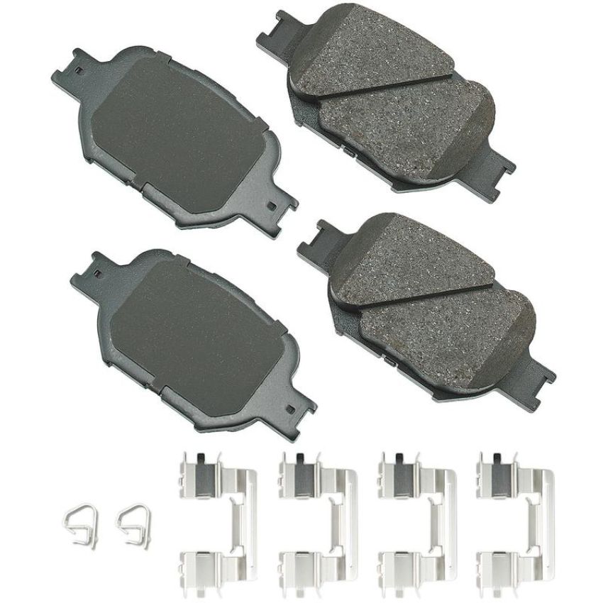 Akebono ACT817A Akebono ProACT Ultra Premium Ceramic Disc Brake Pad Kit