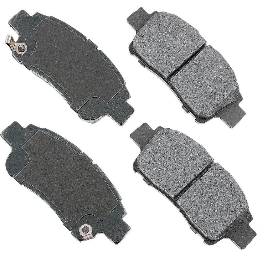 Akebono ACT831 Akebono ProACT Ultra Premium Ceramic Disc Brake Pad Kit