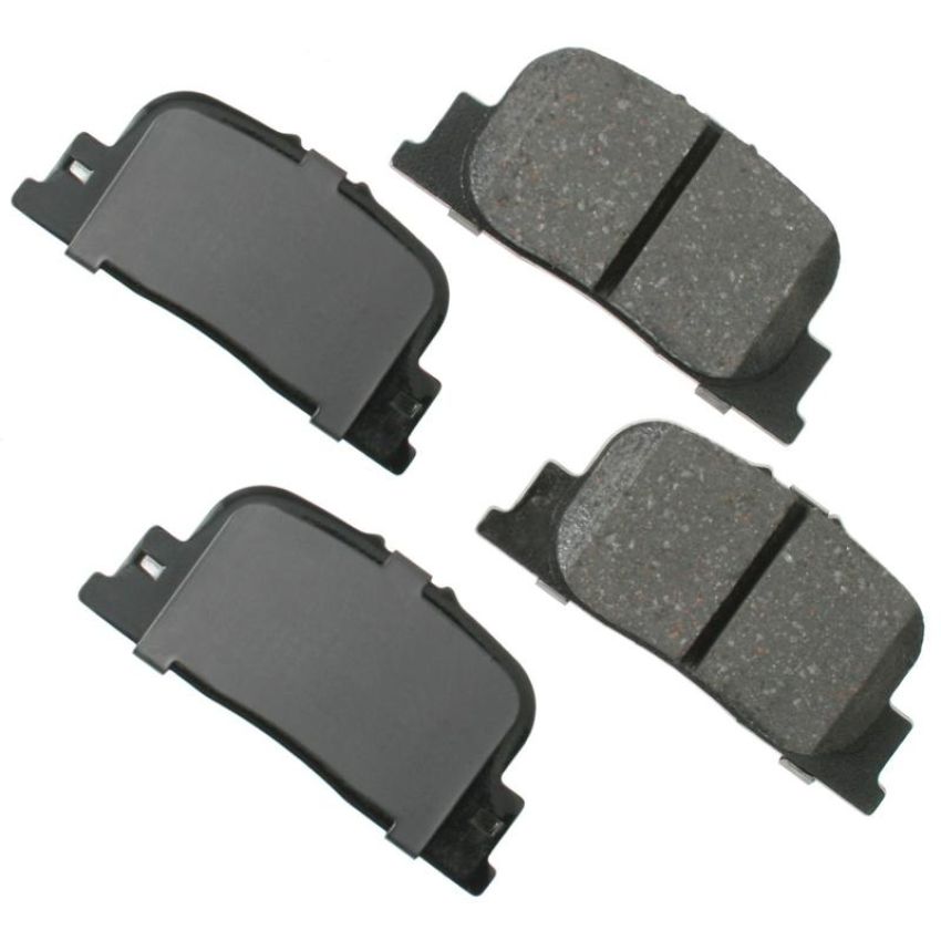 Akebono ACT835 Akebono ProACT Ultra Premium Ceramic Disc Brake Pad Kit
