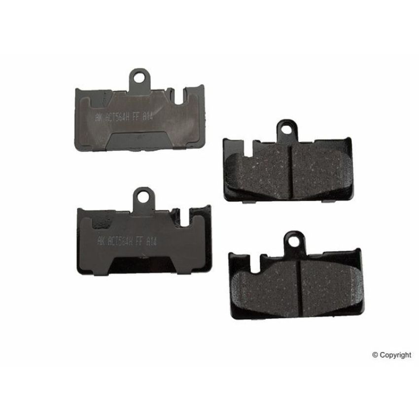 Akebono ACT871 Akebono ProACT Ultra Premium Ceramic Disc Brake Pad Kit