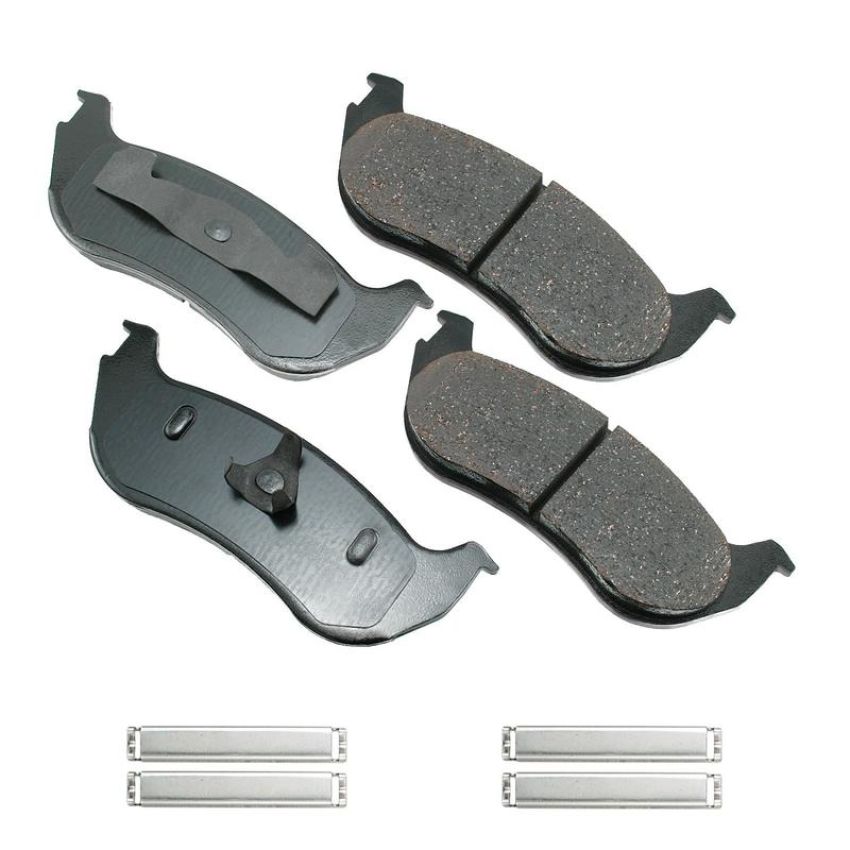 Akebono ACT881 Akebono ProACT Ultra Premium Ceramic Disc Brake Pad Kit