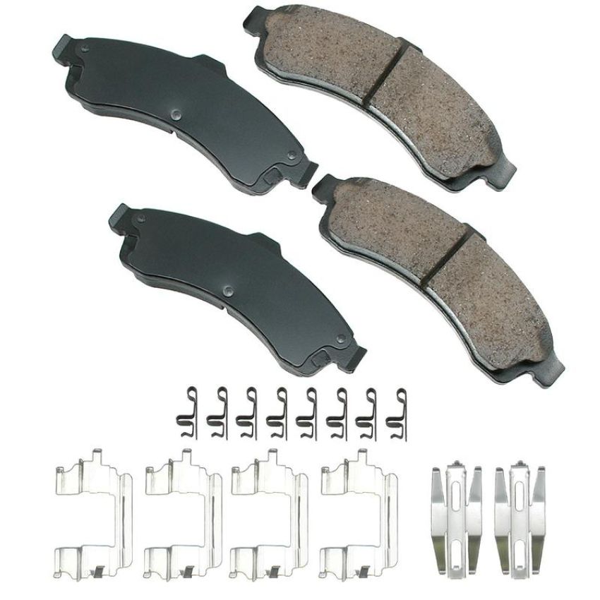 Akebono ACT882 Akebono ProACT Ultra Premium Ceramic Disc Brake Pad Kit
