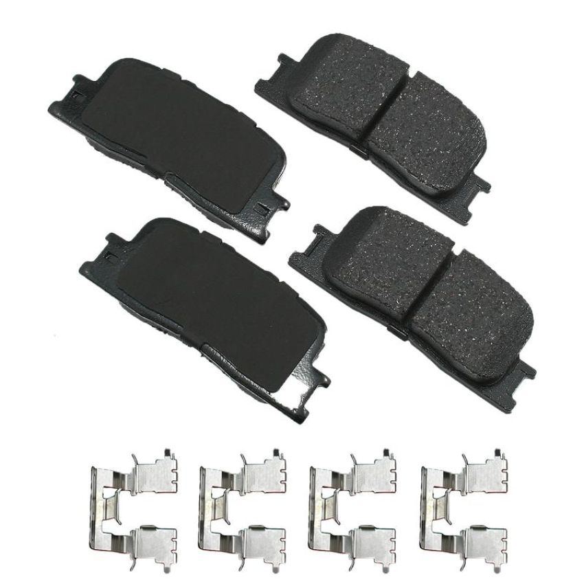 Akebono ACT885 Akebono ProACT Ultra Premium Ceramic Disc Brake Pad Kit