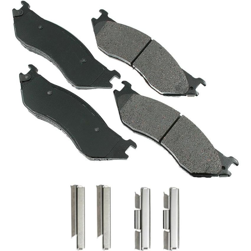 Akebono ACT897 Akebono ProACT Ultra Premium Ceramic Disc Brake Pad Kit