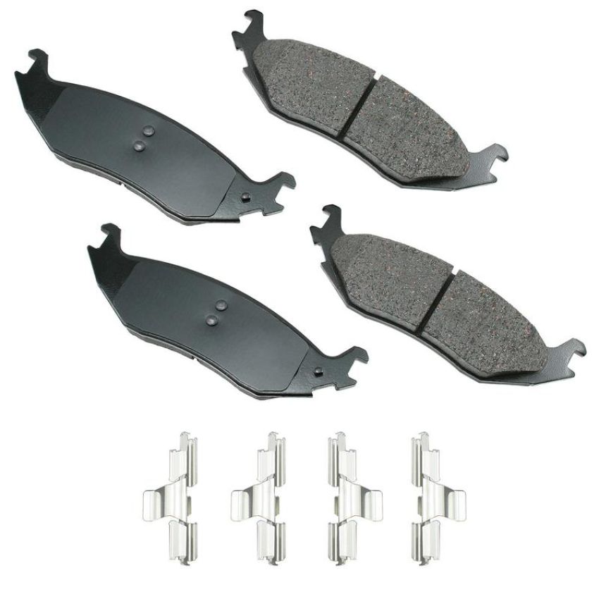 Akebono ACT898 Akebono ProACT Ultra Premium Ceramic Disc Brake Pad Kit