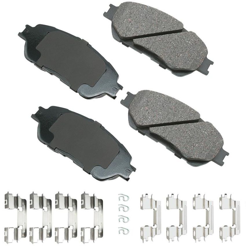 Akebono ACT906B Akebono ProACT Ultra Premium Ceramic Disc Brake Pad Kit