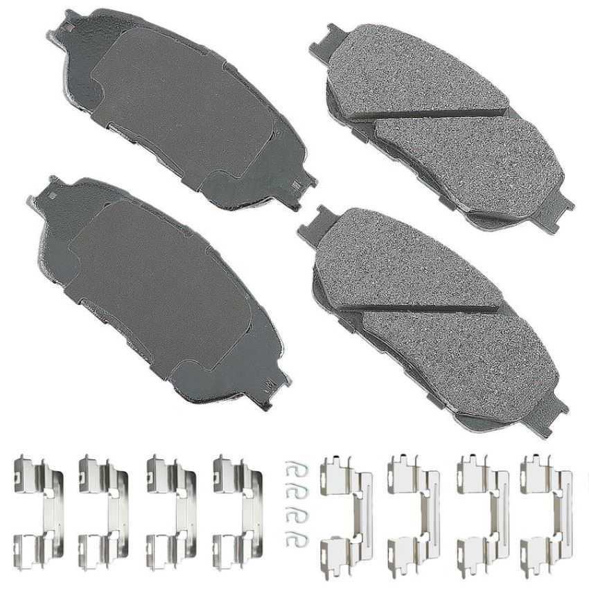 Akebono ACT906C Akebono ProACT Ultra Premium Ceramic Disc Brake Pad Kit
