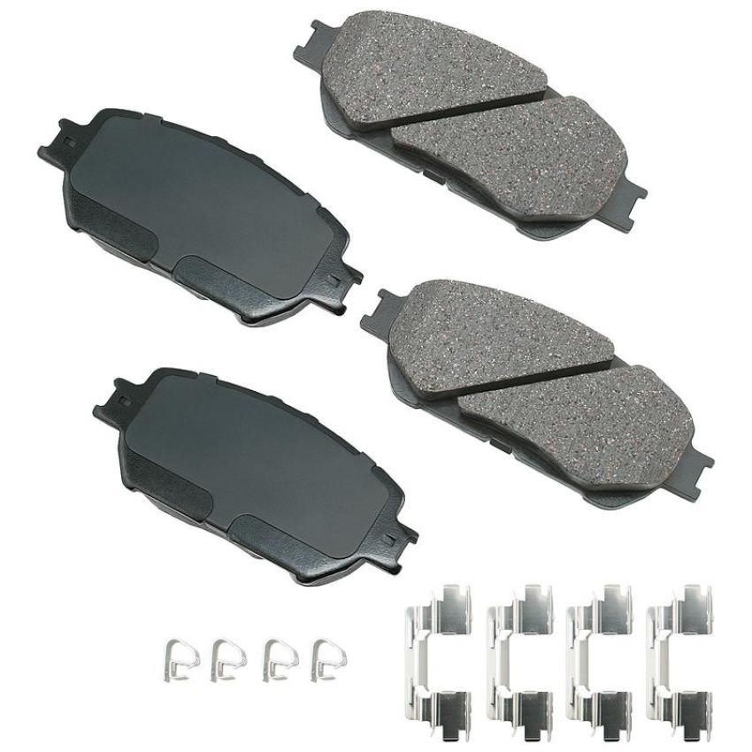 Akebono ACT908A Akebono ProACT Ultra Premium Ceramic Disc Brake Pad Kit