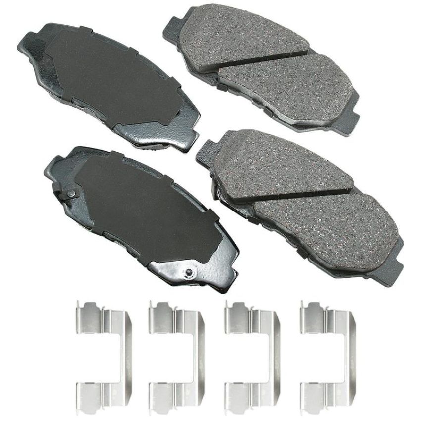 Akebono ACT914B Akebono ProACT Ultra Premium Ceramic Disc Brake Pad Kit