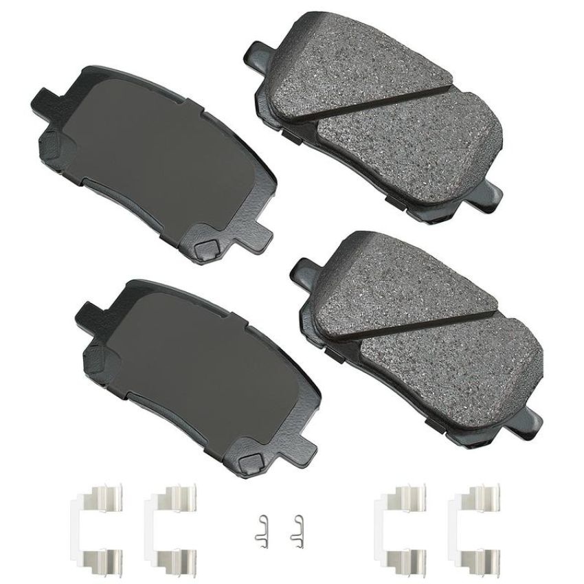 Akebono ACT923A Akebono ProACT Ultra Premium Ceramic Disc Brake Pad Kit