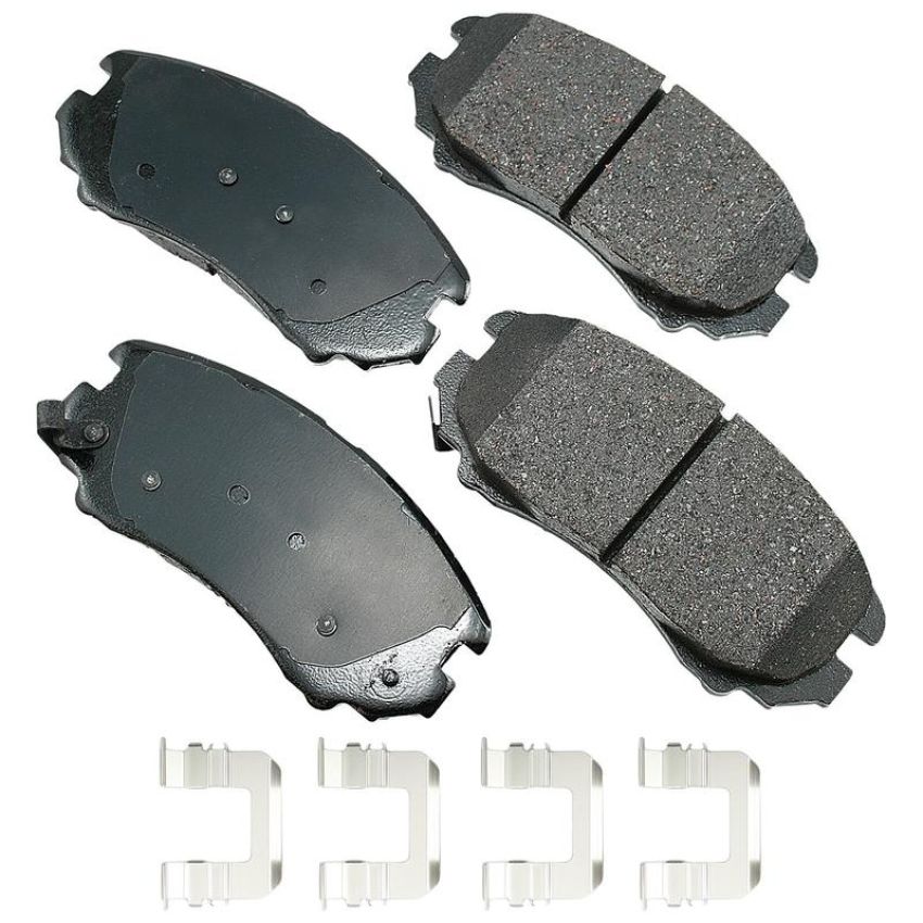 Akebono ACT924C Akebono ProACT Ultra Premium Ceramic Disc Brake Pad Kit