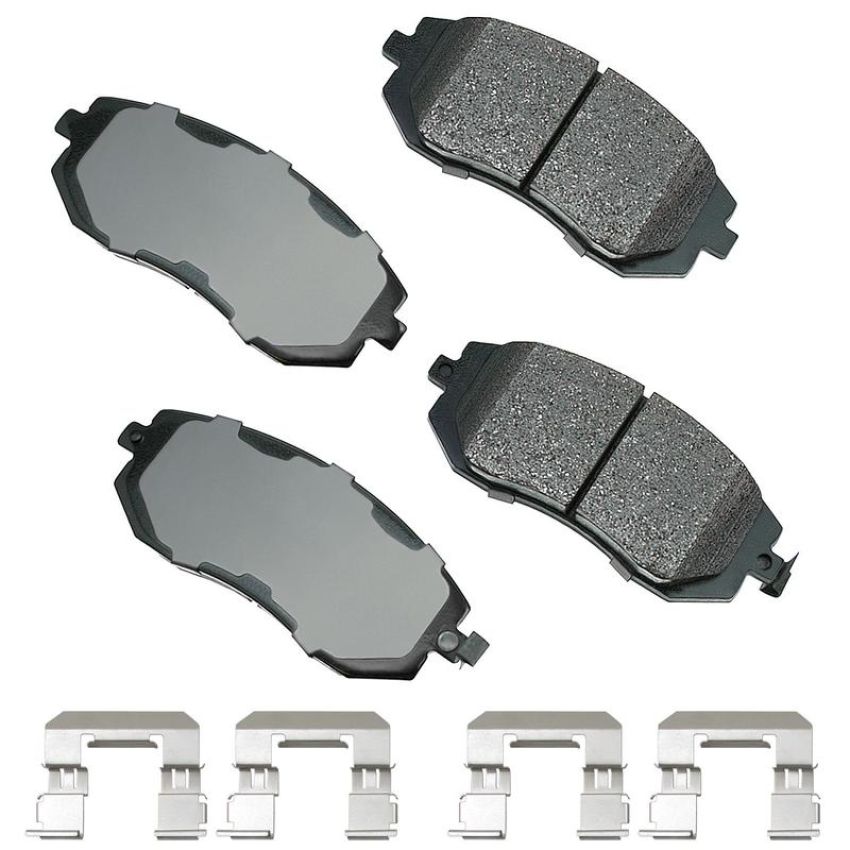 Akebono ACT929A Akebono ProACT Ultra Premium Ceramic Disc Brake Pad Kit