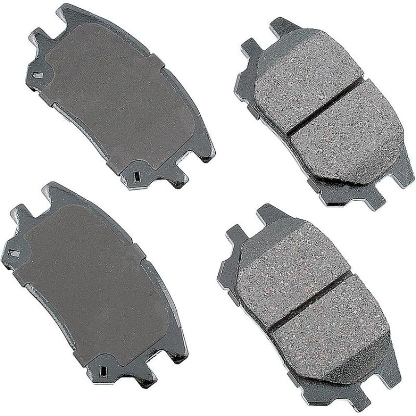 Akebono ACT930 Akebono ProACT Ultra Premium Ceramic Disc Brake Pad Kit