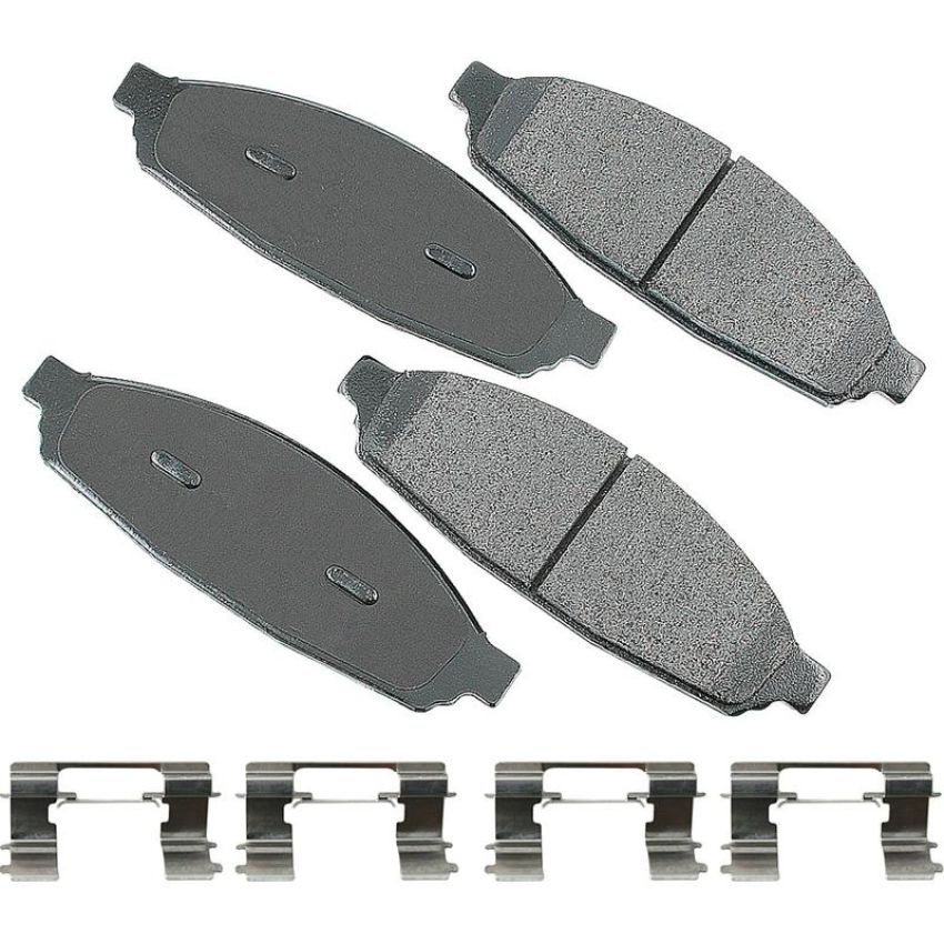 Akebono ACT931 Akebono ProACT Ultra Premium Ceramic Disc Brake Pad Kit