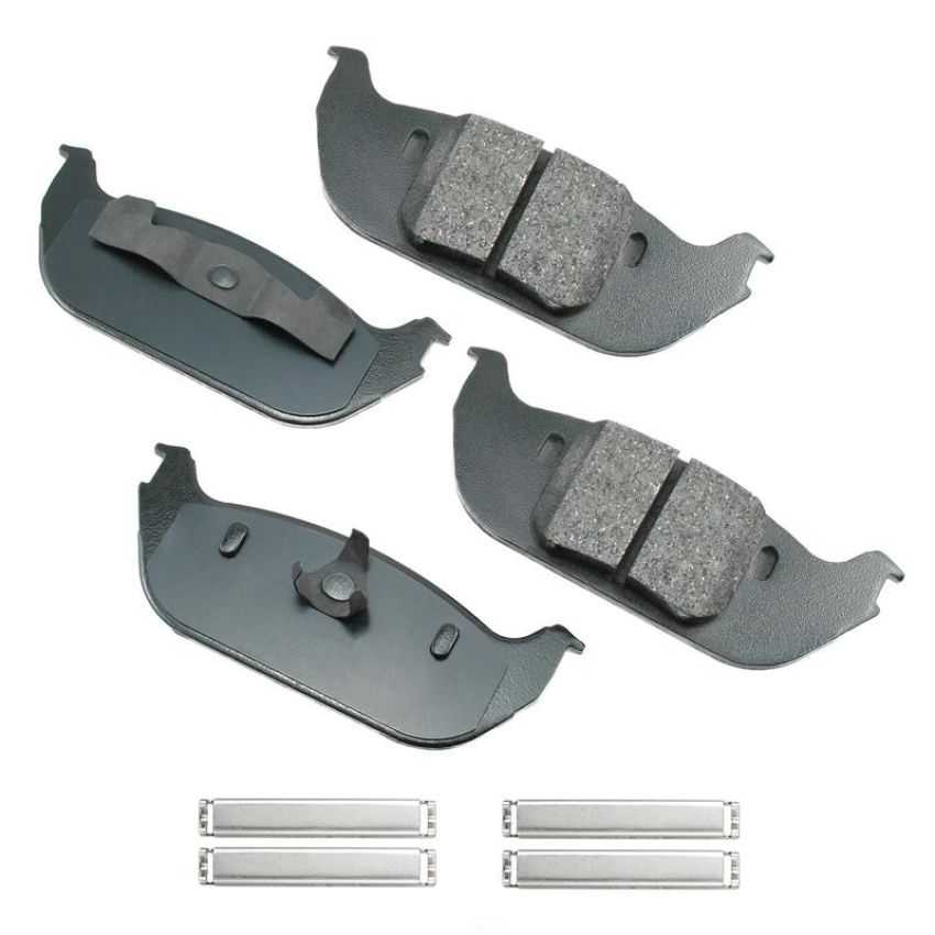 Akebono ACT952 Akebono ProACT Ultra Premium Ceramic Disc Brake Pad Kit