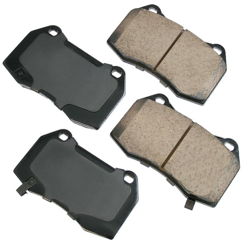 Akebono ACT960 Akebono ProACT Ultra Premium Ceramic Disc Brake Pad Kit
