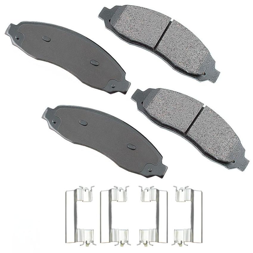 Akebono ACT962 Akebono ProACT Ultra Premium Ceramic Disc Brake Pad Kit