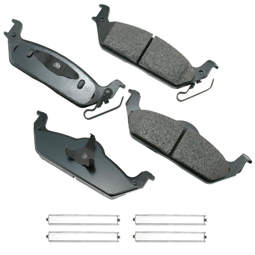 Akebono ACT963 Akebono ProACT Ultra Premium Ceramic Disc Brake Pad Kit