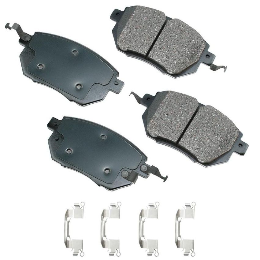 Akebono ACT969A Akebono ProACT Ultra Premium Ceramic Disc Brake Pad Kit
