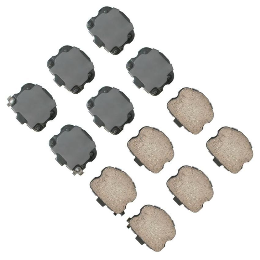 Akebono ASP1419 Akebono Performance Ultra Premium Ceramic Disc Brake Pad Kit