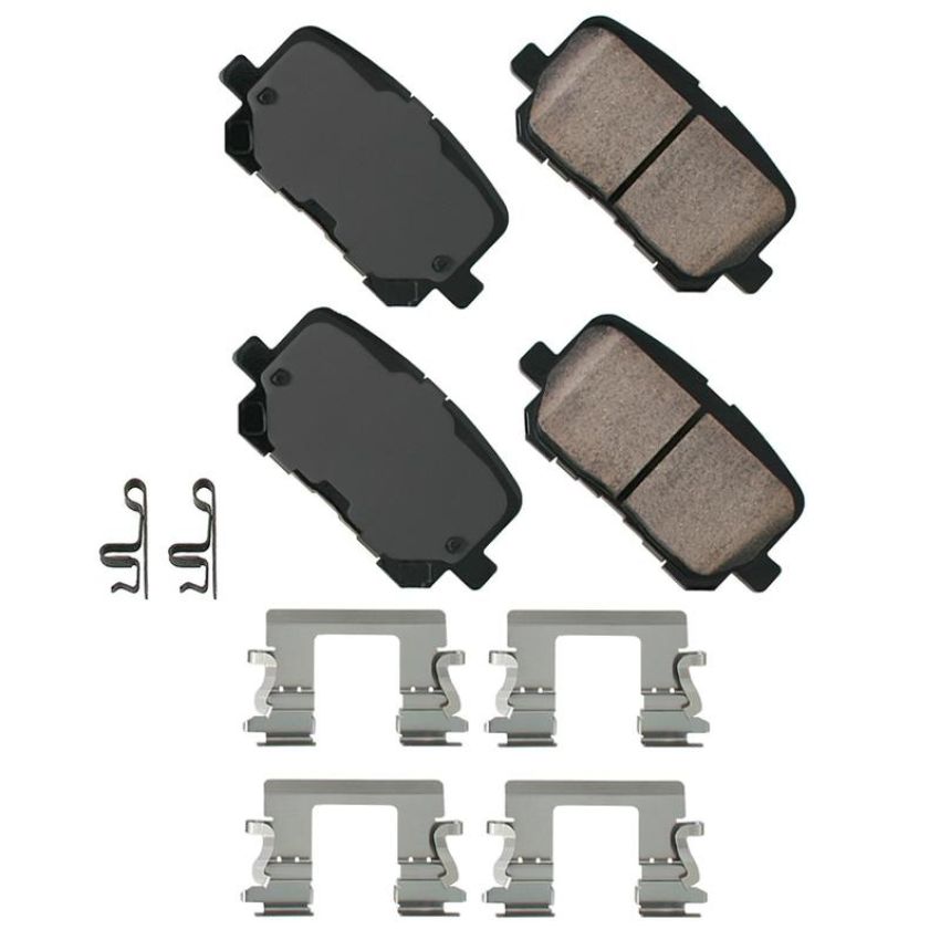 Akebono ASP1766 Akebono Performance Ultra Premium Ceramic Disc Brake Pad Kit