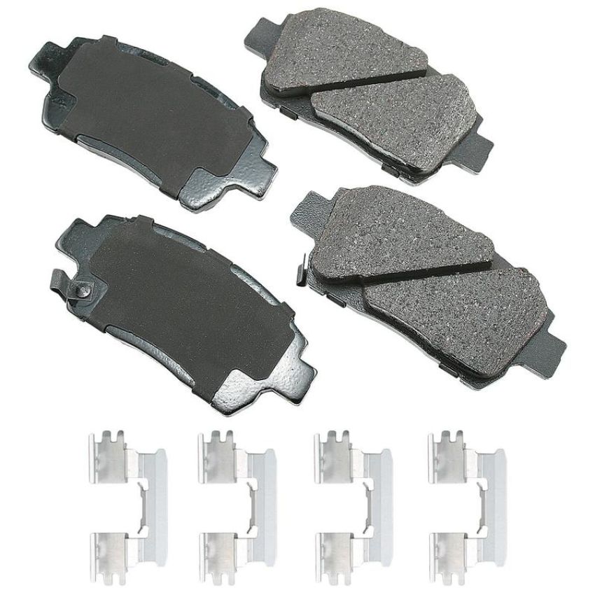 Akebono ASP822B Akebono Performance Ultra Premium Ceramic Disc Brake Pad Kit