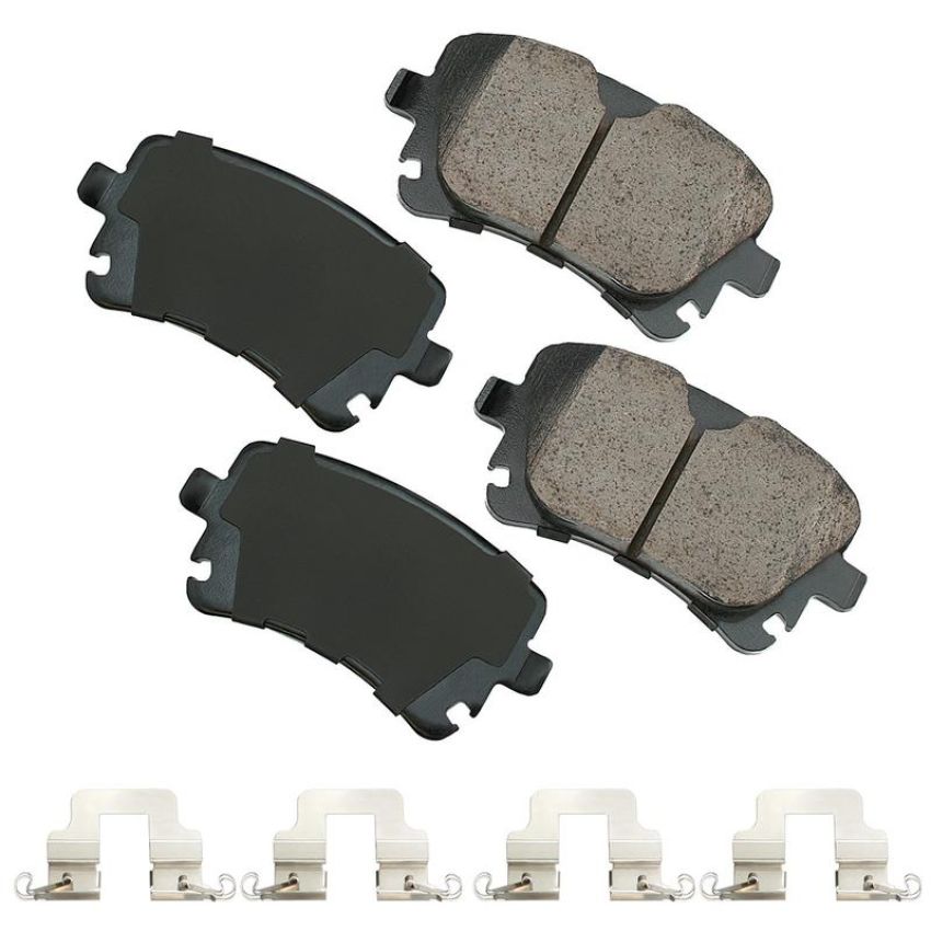 Akebono EUR1018A Akebono EURO Ultra Premium Ceramic Disc Brake Pad Kit