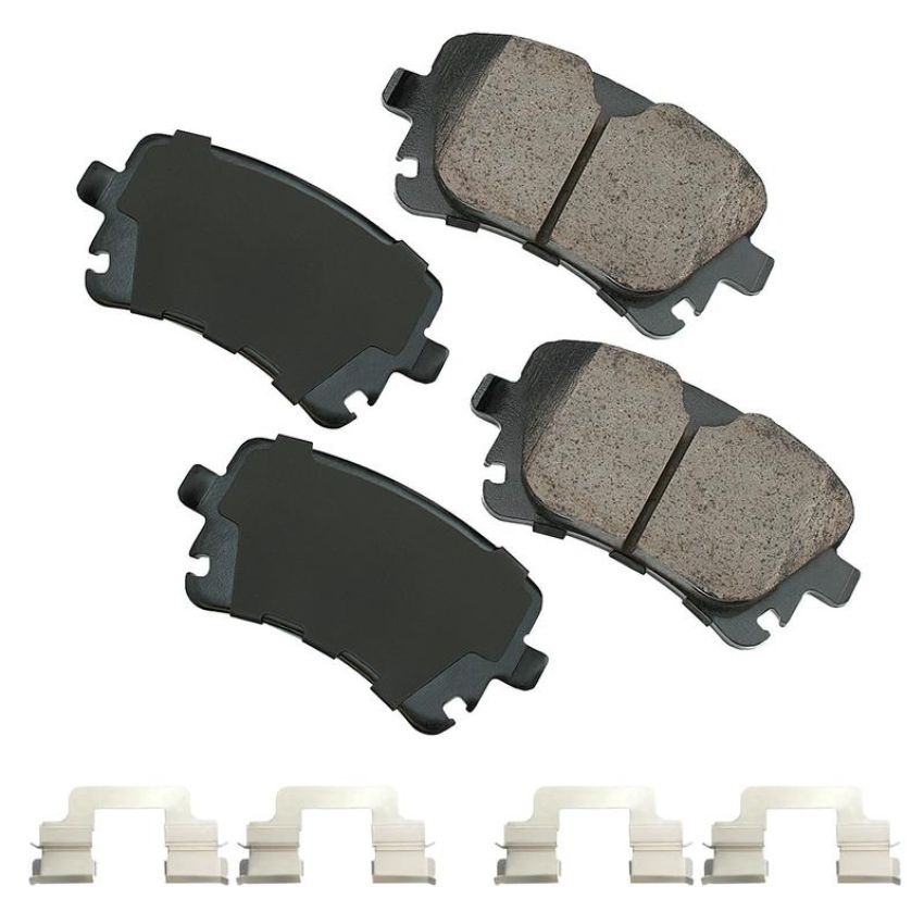Akebono EUR1018B Akebono EURO Ultra Premium Ceramic Disc Brake Pad Kit