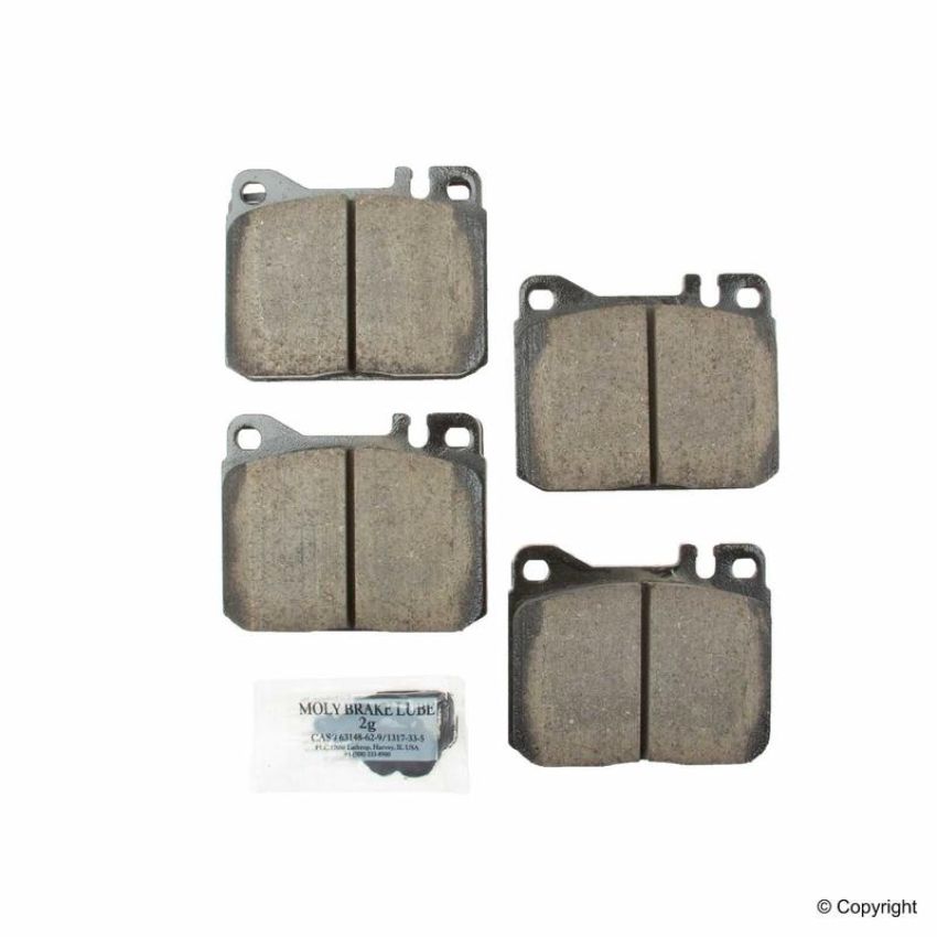 Akebono EUR1072 Akebono EURO Ultra Premium Ceramic Disc Brake Pad Kit