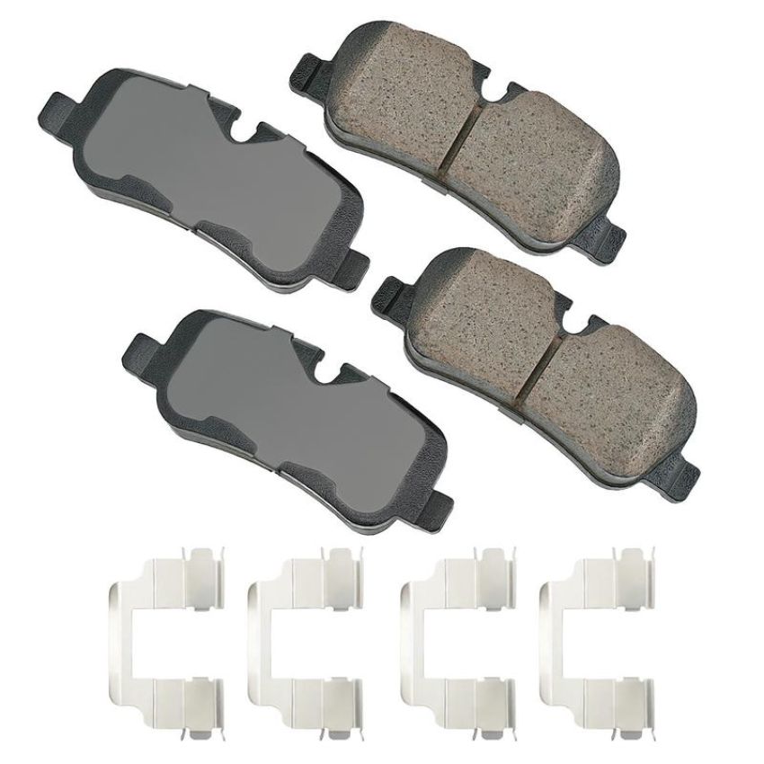 Akebono EUR1099A Akebono EURO Ultra Premium Ceramic Disc Brake Pad Kit