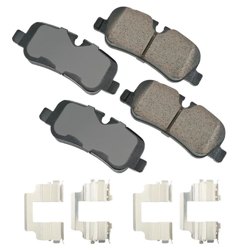 Akebono EUR1099B Akebono EURO Ultra Premium Ceramic Disc Brake Pad Kit