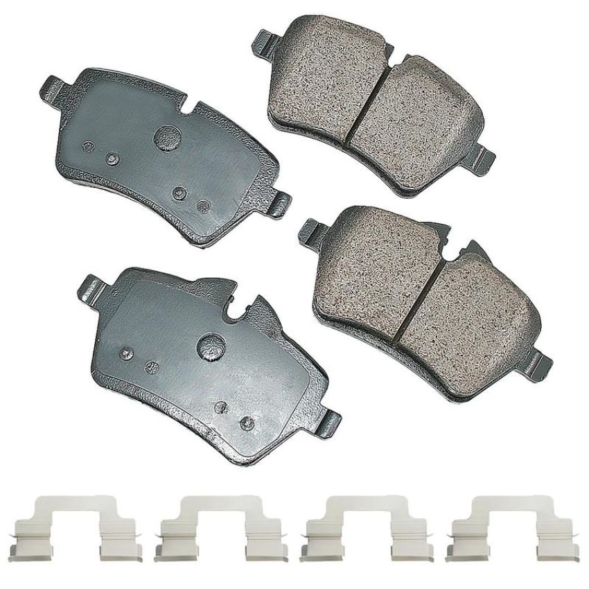 Akebono EUR1204A Akebono EURO Ultra Premium Ceramic Disc Brake Pad Kit