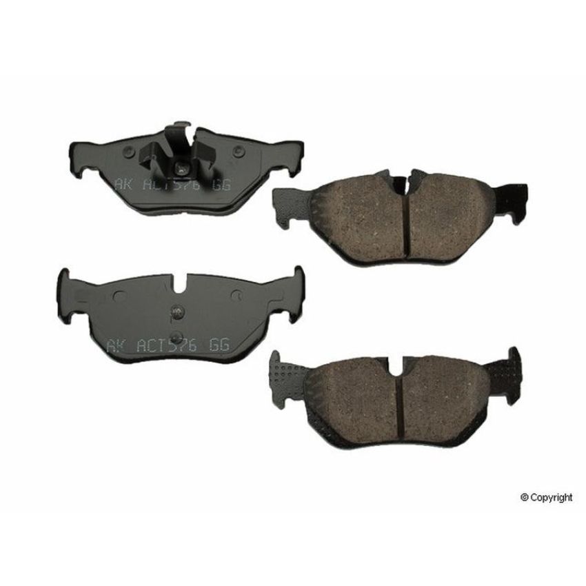 Akebono EUR1267 Akebono EURO Ultra Premium Ceramic Disc Brake Pad Kit