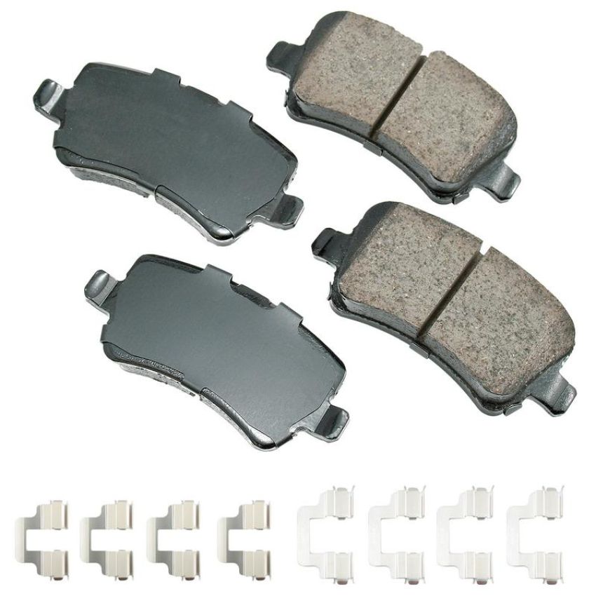 Akebono EUR1307A Akebono EURO Ultra Premium Ceramic Disc Brake Pad Kit