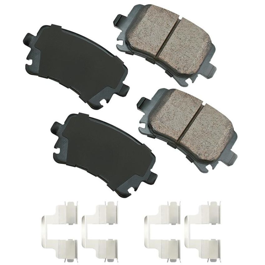Akebono EUR1348A Akebono EURO Ultra Premium Ceramic Disc Brake Pad Kit