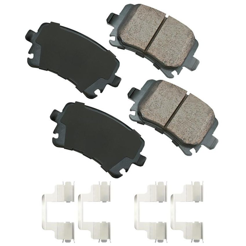 Akebono EUR1348B Akebono EURO Ultra Premium Ceramic Disc Brake Pad Kit