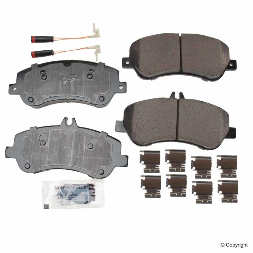 Akebono EUR1406 Akebono EURO Ultra Premium Ceramic Disc Brake Pad Kit