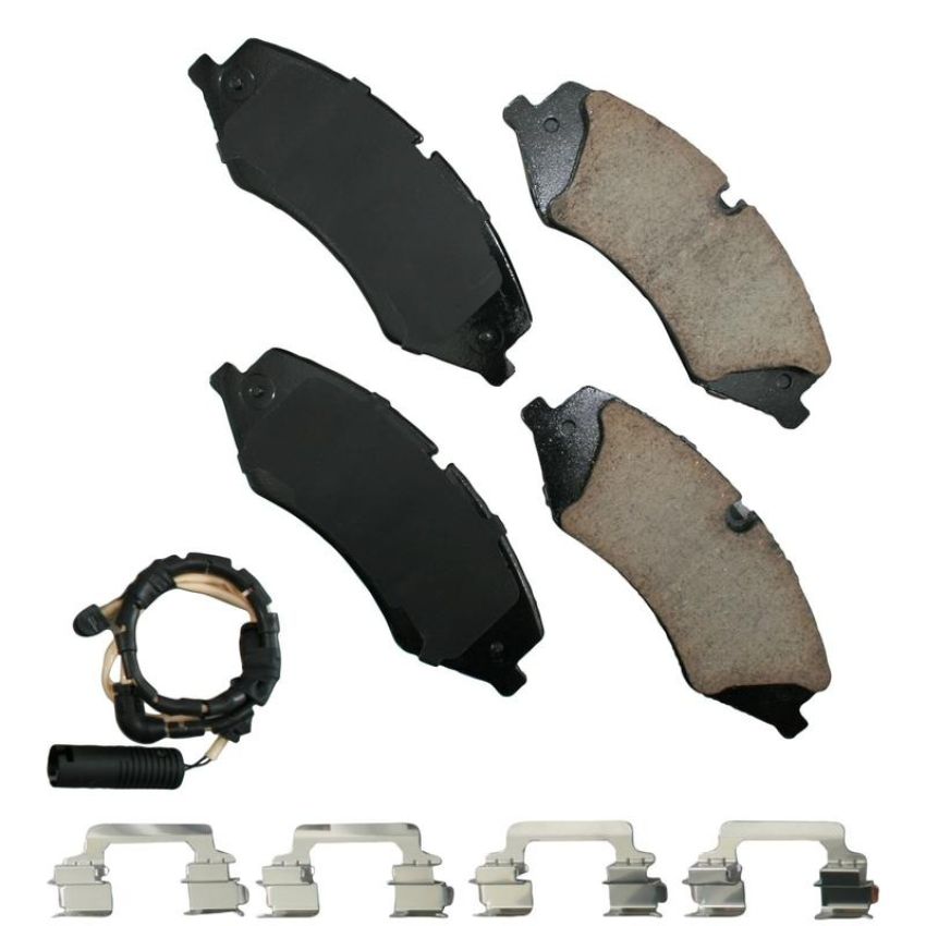 Akebono EUR1425 Akebono EURO Ultra Premium Ceramic Disc Brake Pad Kit