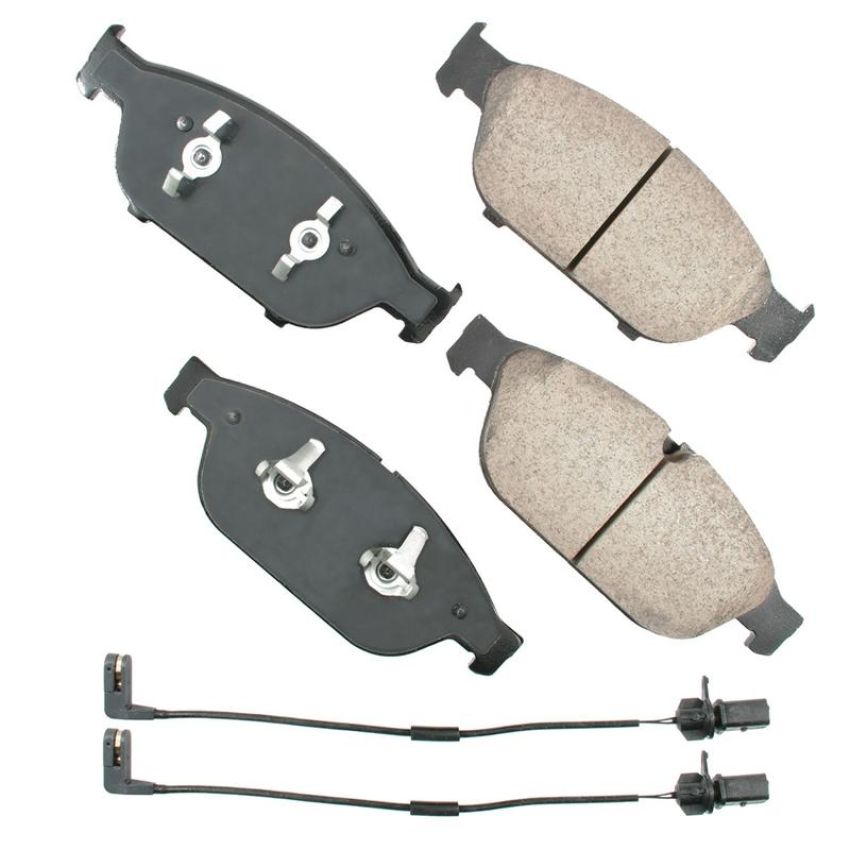 Akebono EUR1549 Akebono EURO Ultra Premium Ceramic Disc Brake Pad Kit