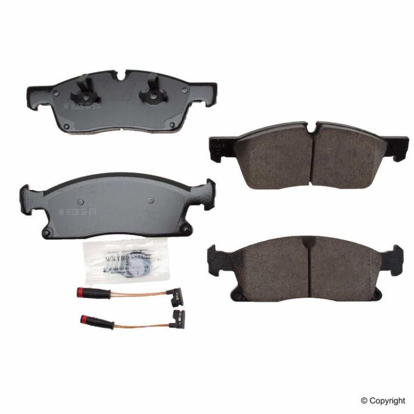 Akebono EUR1629 Akebono EURO Ultra Premium Ceramic Disc Brake Pad Kit