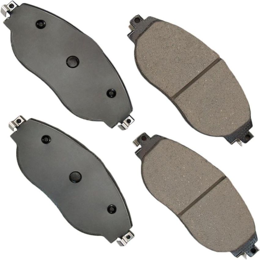 Akebono EUR1633 Akebono EURO Ultra Premium Ceramic Disc Brake Pad Kit