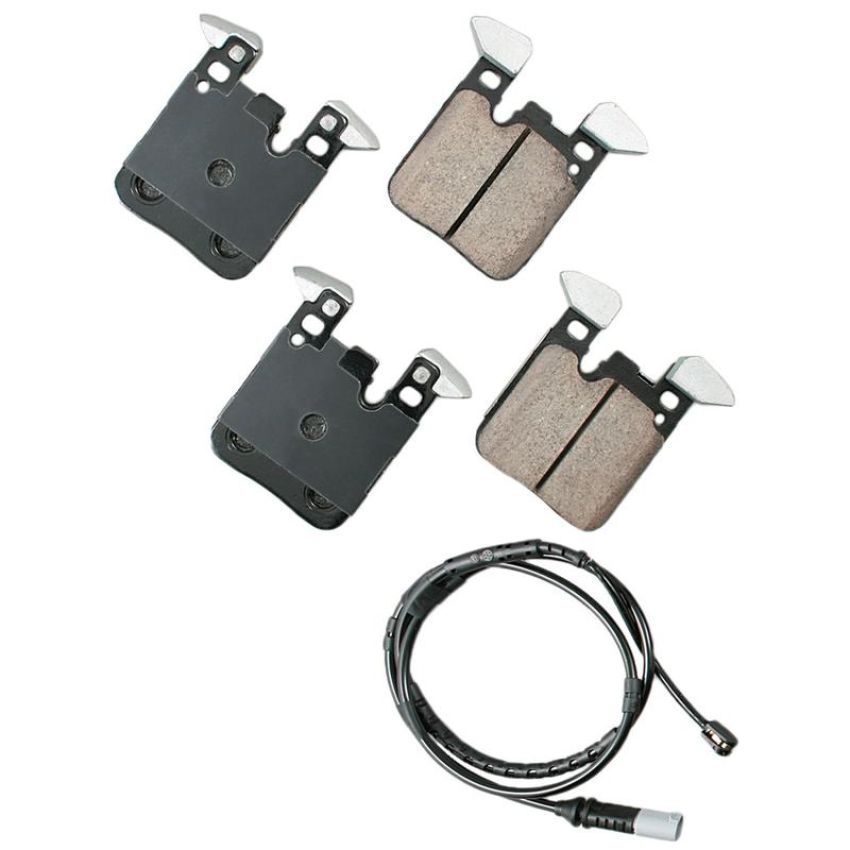 Akebono EUR1656 Akebono EURO Ultra Premium Ceramic Disc Brake Pad Kit