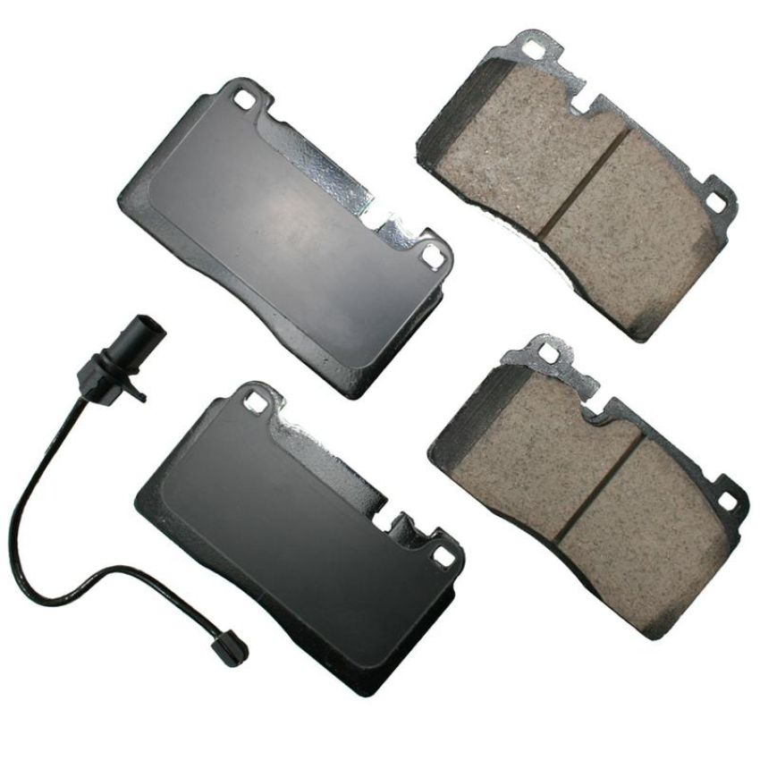 Akebono EUR1663 Akebono EURO Ultra Premium Ceramic Disc Brake Pad Kit