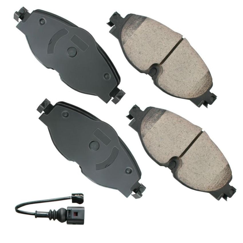 Akebono EUR1760 Akebono EURO Ultra Premium Ceramic Disc Brake Pad Kit