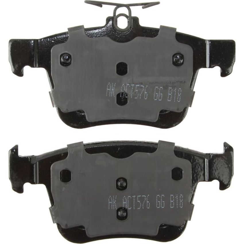 Akebono EUR1761 Akebono EURO Ultra Premium Ceramic Disc Brake Pad Kit