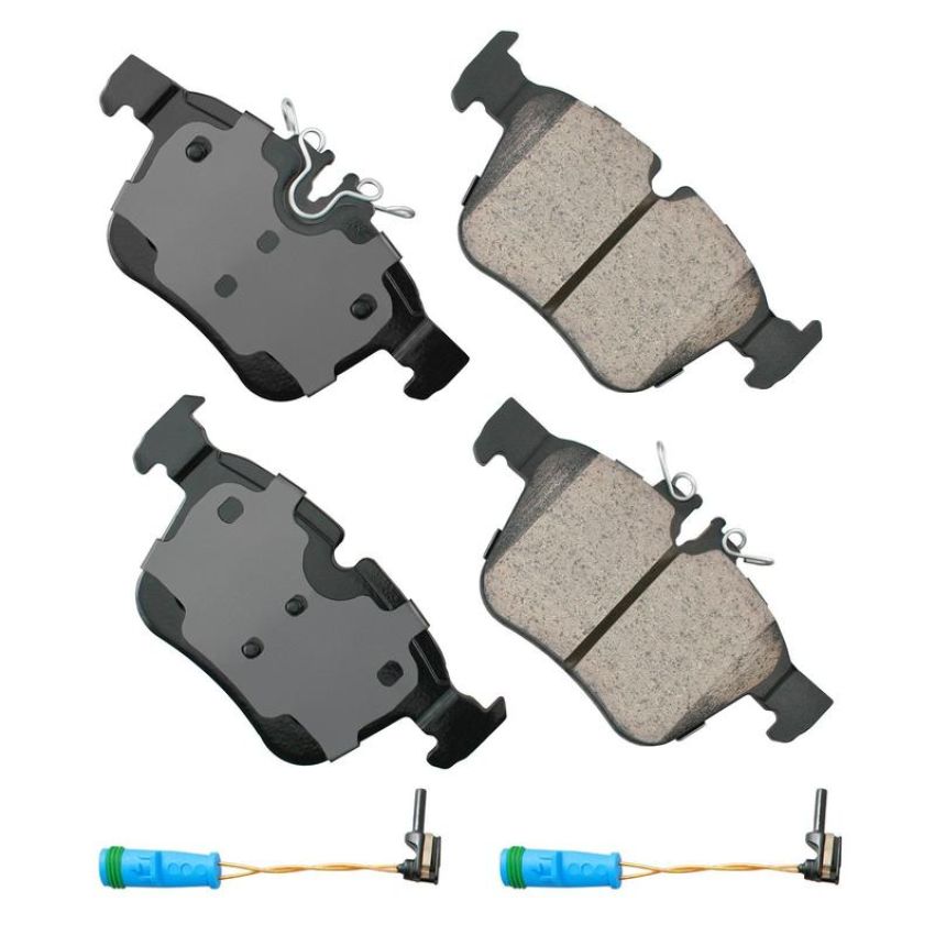 Akebono EUR1795 Akebono EURO Ultra Premium Ceramic Disc Brake Pad Kit