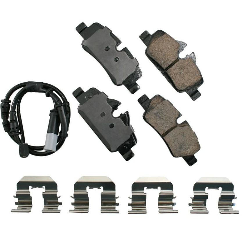 Akebono EUR1800 Akebono EURO Ultra Premium Ceramic Disc Brake Pad Kit