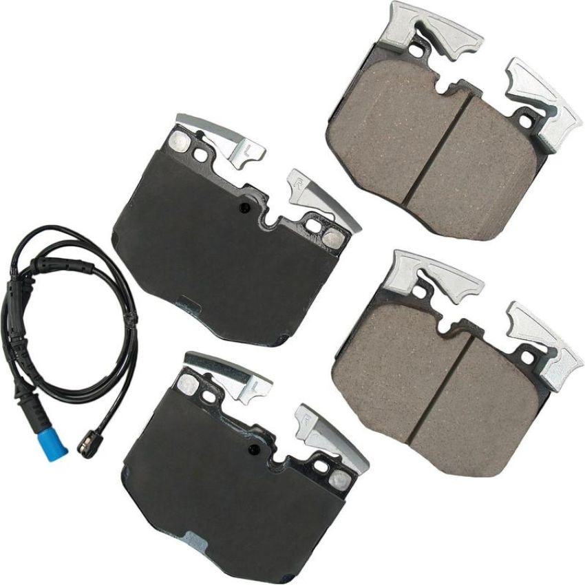 Akebono EUR1867A Akebono EURO Ultra Premium Ceramic Disc Brake Pad Kit