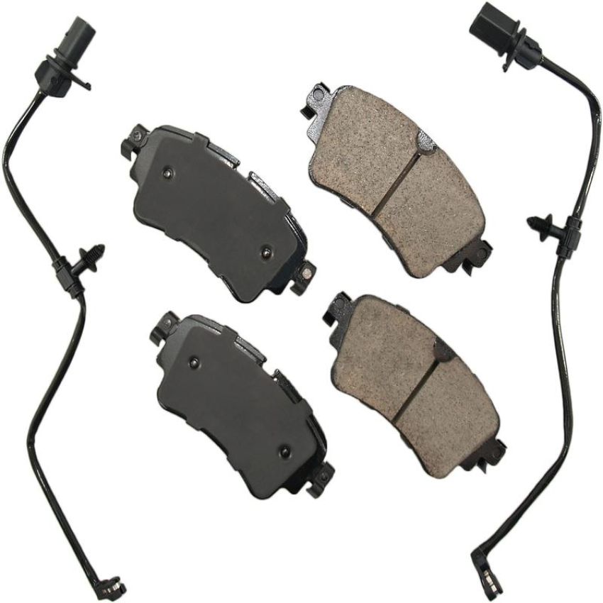 Akebono EUR1898 Akebono EURO Ultra Premium Ceramic Disc Brake Pad Kit