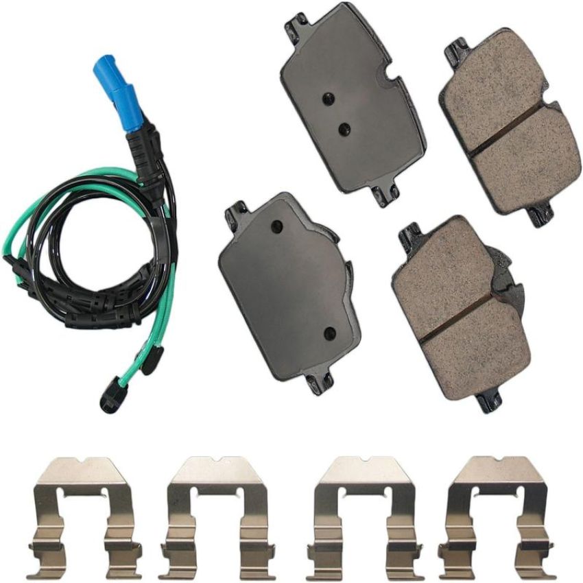 Akebono EUR2221 Akebono EURO Ultra Premium Ceramic Disc Brake Pad Kit